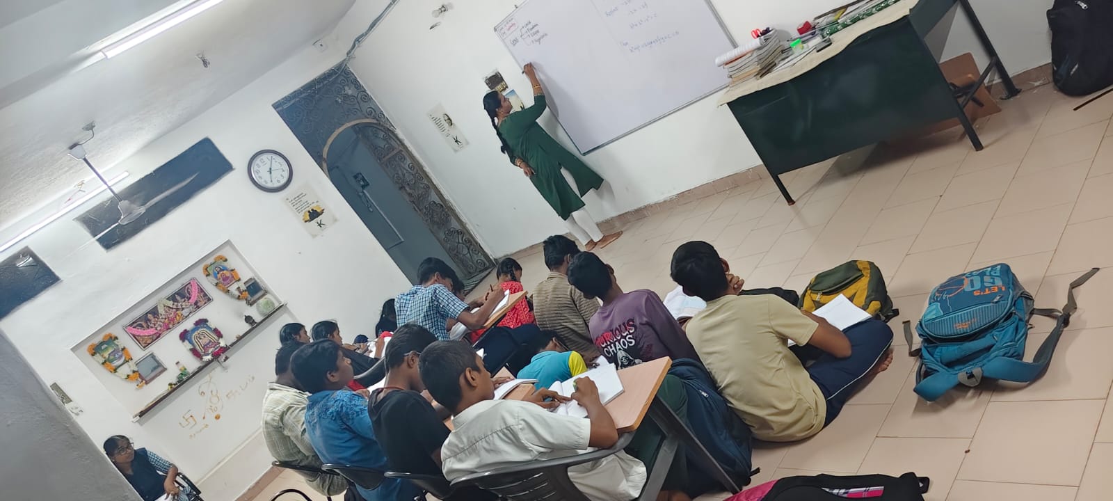 Classroom session in progress